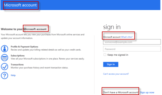 Microsoft-Account-Login-Page